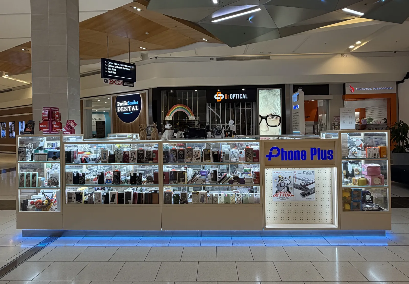 Phone Plus kiosk at Tooronga Village, Glen Iris